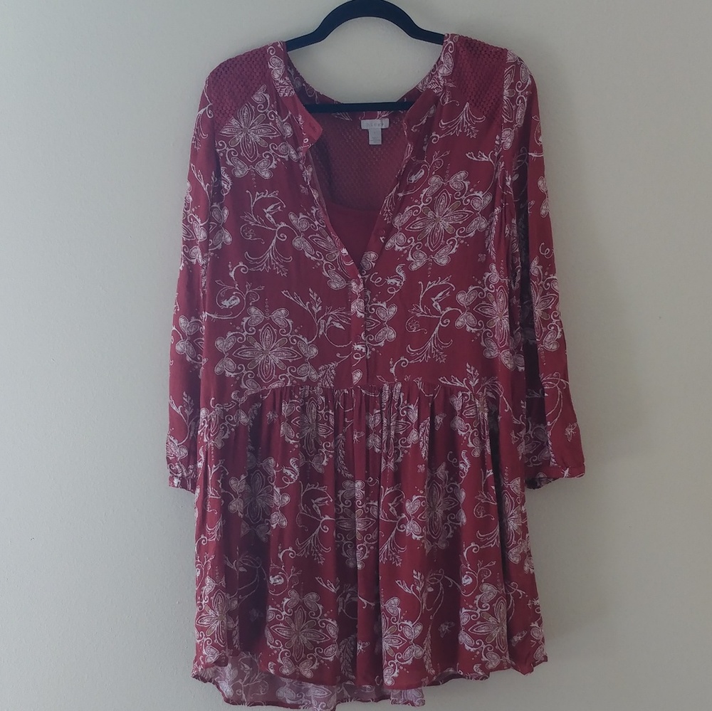Hinge Rust-colored Tunic - Picture 2 of 3